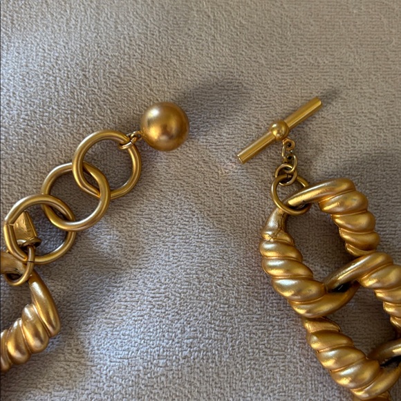 Anne Klein | Gold tone twisted rope weighty necklace - Picture 4 of 8